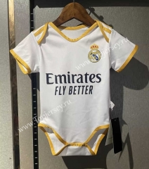 2023-2024 Real Madrid Home White Baby Uniform