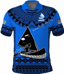 2023-2024 Fiji Blue Rugby Shirt