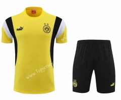 2023-2024 Borussia Dortmund Yellow Thailand Soccer Uniform-7411