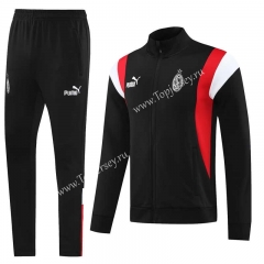 2023-2024 AC Milan Black Thailand Soccer Jacket Uniform-LH
