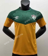 2023-2024 Fluminense de Feira Yellow Thailand Training Soccer Jersey AAA-0009