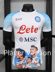 Player Version 2023-2024 Champion Version Napoli White Thailand Soccer Jersey AAA-888