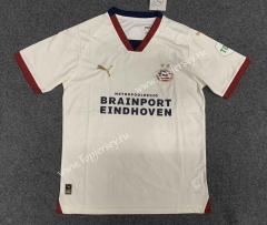 2023-2024 PSV Eindhoven Away Beige Thailand Soccer Jersey AAA-GB