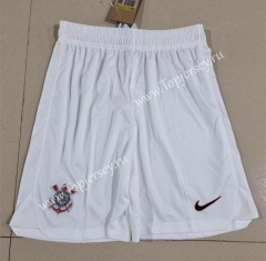 2023-2024 Corinthians Away White Thailand Soccer Shorts