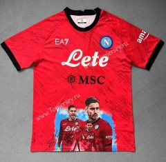 2023-2024 Champion Version Napoli Red Thailand Soccer Jersey AAA-4952