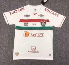 With Sponsor version 2023-2024 Fluminense de Feira Away White Thailand Soccer Jersey AAA-417