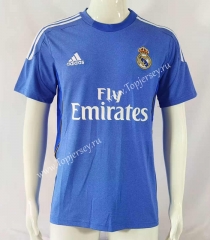 Retro Version 13-14 Real Madrid Away Blue Thailand Soccer Jersey AAA-503
