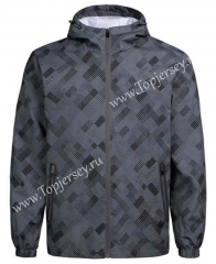 Nike Gray Trench Coats-LH