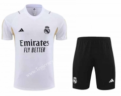 2023-2024 Real Madrid White Thailand Soccer Uniform-7411