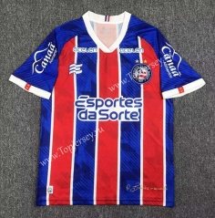 (With Sponsor Version) 2023-2024 EC Bahia Home Red&Blue Thailand Soccer Jersey AAA-417