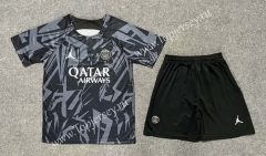 2023-2024 Paris SG Black Soccer Training Uniform-3454