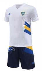 2023-2024 Boca Juniors White Thailand Soccer Uniform-7411