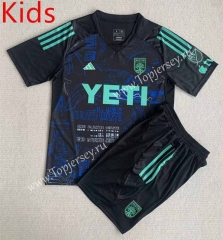 2023-2024 Special Version Austin FC Black Kids/Youth Soccer Uniform-AY
