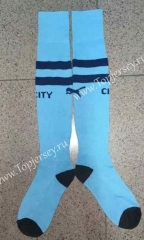2023-2024 Manchester City Home Blue Thailand Soccer Socks