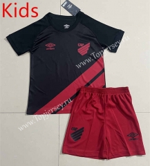 2023-2024 Atletico Paranaense 2nd Away Black Kids/Youth Soccer Uniform-506