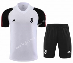 2023-2024 Juventus White Thailand Soccer Uniform-7411