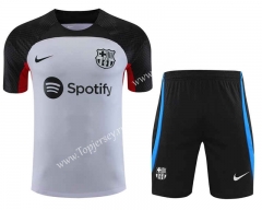 2023-2024 Barcelona White Thailand Soccer Uniform-418
