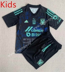 2023-2024 Special Version Tigres UANL Black Kids/Youth Soccer Uniform-AY