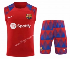 2023-2024 Barcelona Red Thailand Soccer Vest Uniform-418
