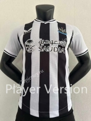 Player Version 2023-2024 Newcastle United Home Black&White Thailand Soccer Jersey AAA-6886