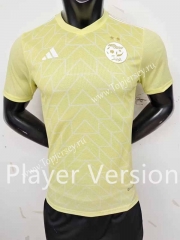 Player Version 2023-2024 Algeria Light Yellow Thailand Soccer Jersey AAA-9926