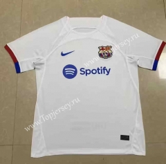(S-4XL) 2023-2024 Barcelona Away White Thailand Soccer Jersey AAA-818