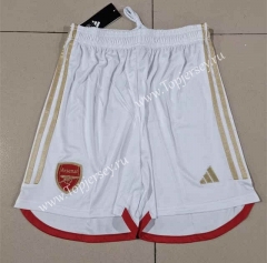 2023-2024 Arsenal Home White Thailand Soccer Shorts-2886