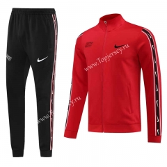 2023-2024 Red Thailand Soccer Jacket Uniform -LH