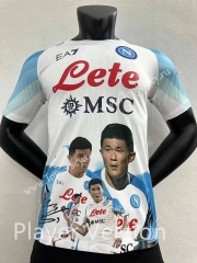 Player Version 2023-2024 Special Version Napoli White Thailand Soccer Jersey AAA