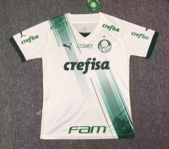 With Sponsor version 2023-2024 SE Palmeiras Away White Thailand Soccer Jersey AAA-417