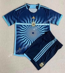 2023-2024 Concept Version Argentina Royal Blue Soccer Uniform-AY