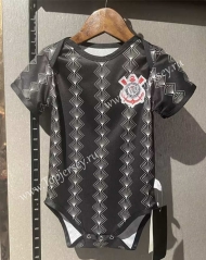2023-2024 Corinthians Black Baby Soccer Uniform
