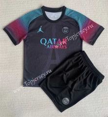 2023-2024 Concept Version Paris SG Black Soccer Uniform-AY