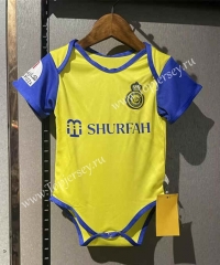 2023-2024 Al-Nassr FC Yellow Baby Soccer Uniform