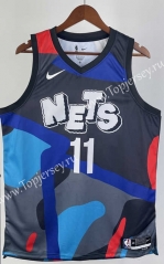 2023-2024 City Edition  Brooklyn Nets Black&Gray #11 NBA Jersey-311