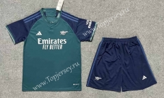 2023-2024 Arsenal Away Blue Soccer Uniform-3454