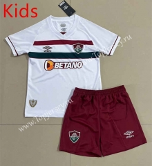 2022-2023 Fluminense de Feira Away White Kids/Youth Soccer Uniform-506