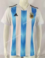Retro Version 2018 Argentina Home Blue&White Thailand Soccer Jersey AAA-503