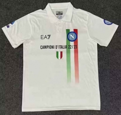 2023-2024 Champion Version Napoli White Thailand Polo Shirt-818