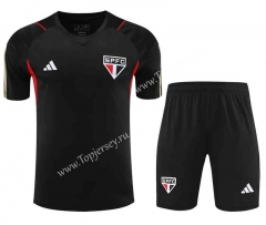 2023-2024 Sao Paulo Futebol Clube Khaki Thailand Soccer Uniform-418