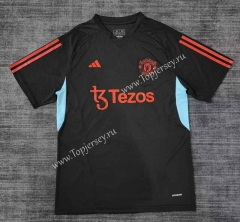 2023-2024 Manchester United Black Thailand Training Jersey AAA-9755