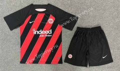 2023-2024 Eintracht Frankfurt Home Red&Black Soccer Uniform-6748