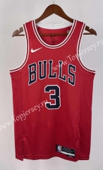 2023 Chicago Bulls Red #3 NBA Jersey-311