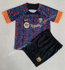 2023-2024 Concept Version Barcelona Black Soccer Uniform-AY