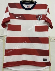 Retro Version 2013 USA Home Red&White Thailand Soccer Jersey AAA-1332
