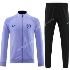2023-2024 Inter Milan Purple Thailand Soccer Jacket Uniform-7411