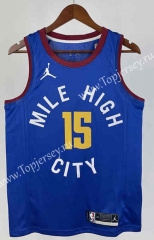 City Edition 2020-2021 Denver Nuggets Blue #15 NBA Jersey-311