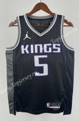 2023 Jordan Limited Version Sacramento Kings Black #5 NBA Jersey-311