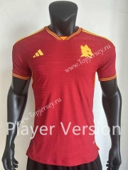 Player Version 2023-2024 Roma Home Red Thailand Soccer Jersey AAA-1959
