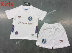 2023-2024 Grêmio FBPA Away White Kid/Youth Soccer Uniform-8679
